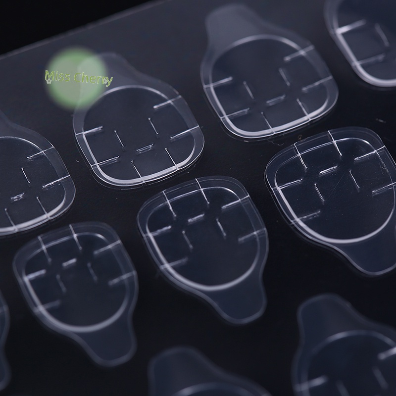 Set 5 Tấm / 24 Miếng Băng Keo Hai Mặt Dán Móng Tay Giả diy