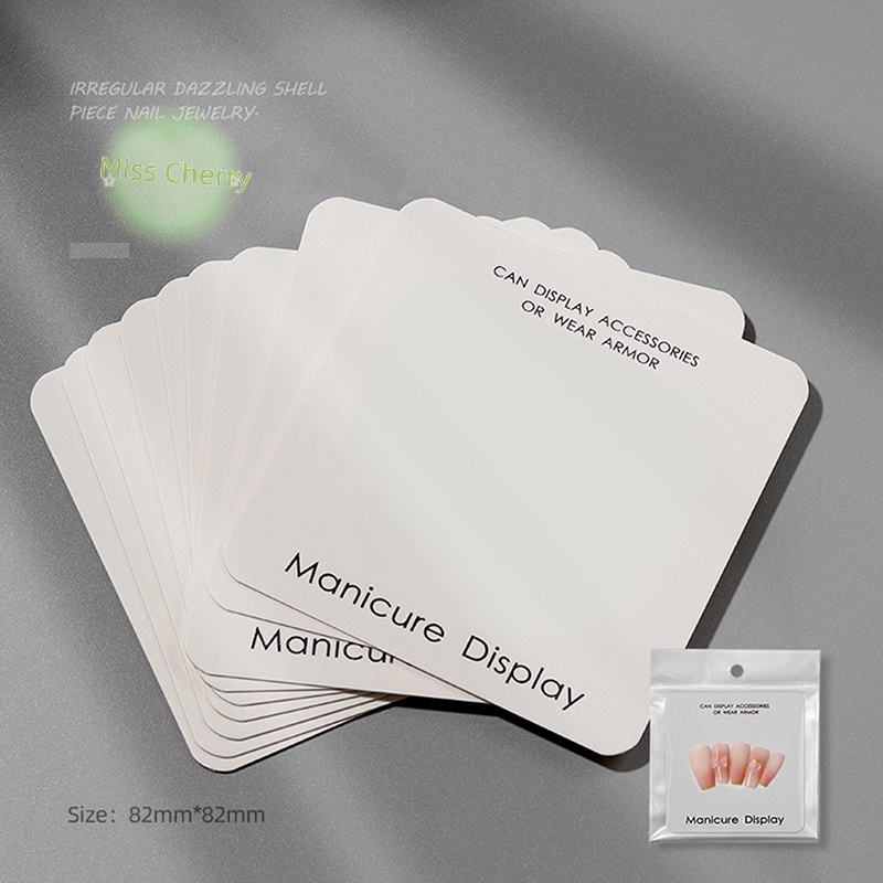 Set 10 Thẻ Trưng Bày Móng Tay Giả heyuanlong444