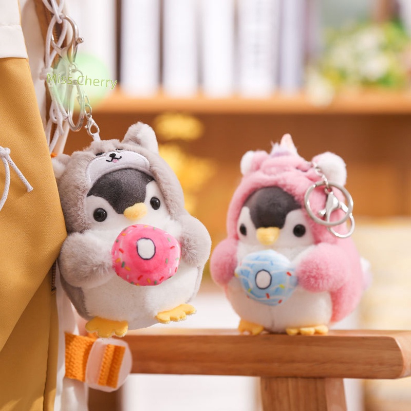 Móc Khóa Hình Chim Cánh Cụt Hoạt Hình Nhồi Bông Dễ Thương heyuanlong444