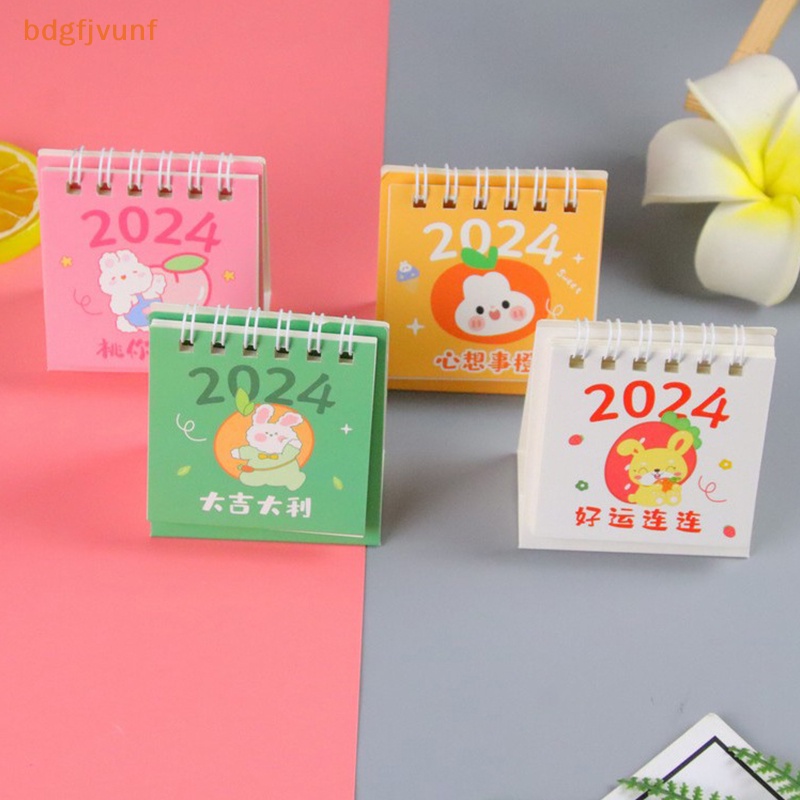 Lịch Để Bàn mini bdgf new 2024 Dùng Trang Trí Văn Phòng / Trường Học