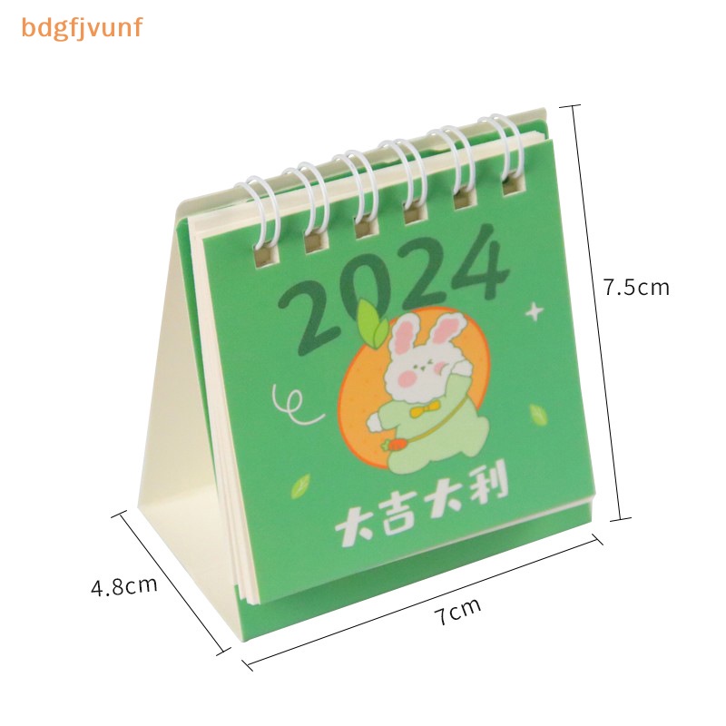 Lịch Để Bàn mini bdgf new 2024 Dùng Trang Trí Văn Phòng / Trường Học