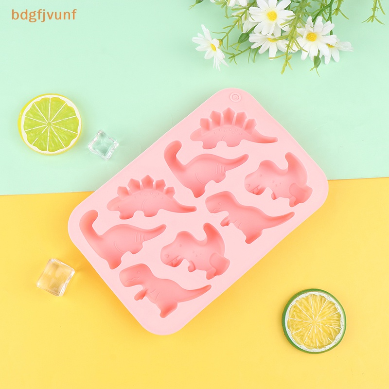1 Khuôn Silicon Làm Bánh Kẹo Hình Khủng Long 8 Ngăn diy vn