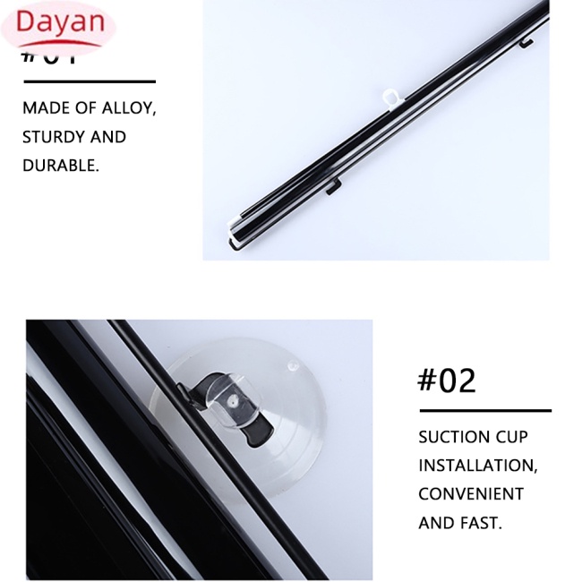 Rèm Cửa Sổ Che Nắng Có Đầu Hút Chân Không Kích Thước 49.12 x 22.79 inches