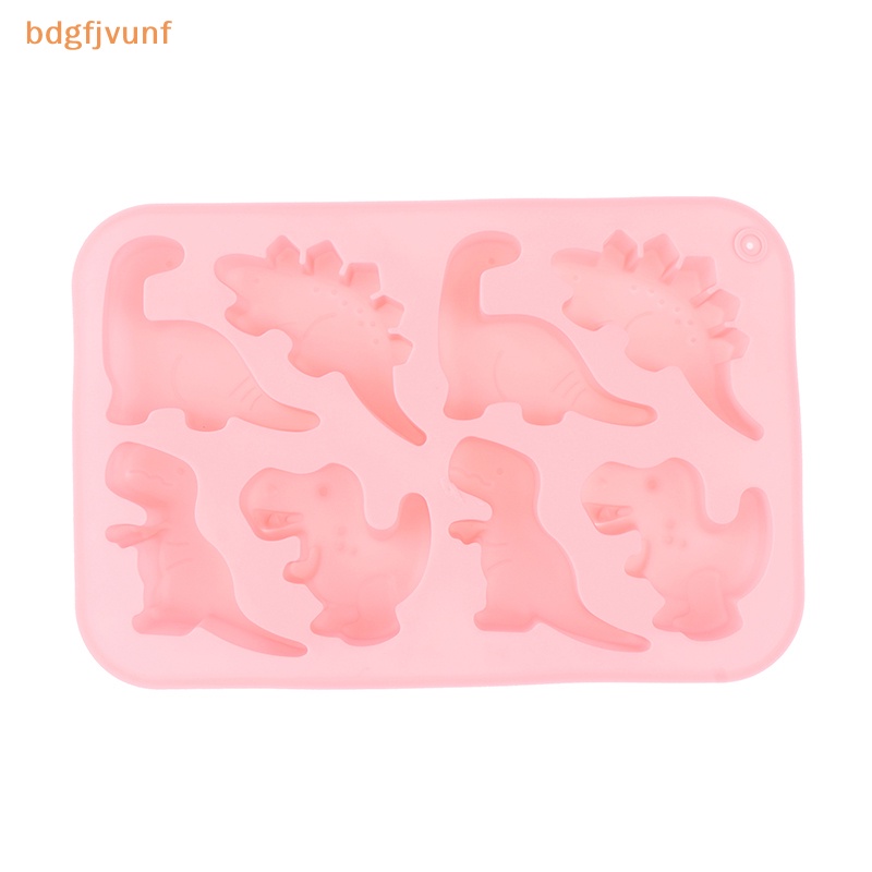 1 Khuôn Silicon Làm Bánh Kẹo Hình Khủng Long 8 Ngăn diy vn