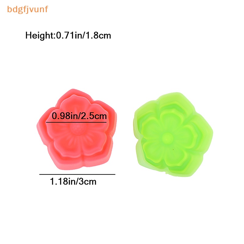 Set 10 Khuôn Làm Bánh muffin Bằng Silicon Hình Hoa Lan diy