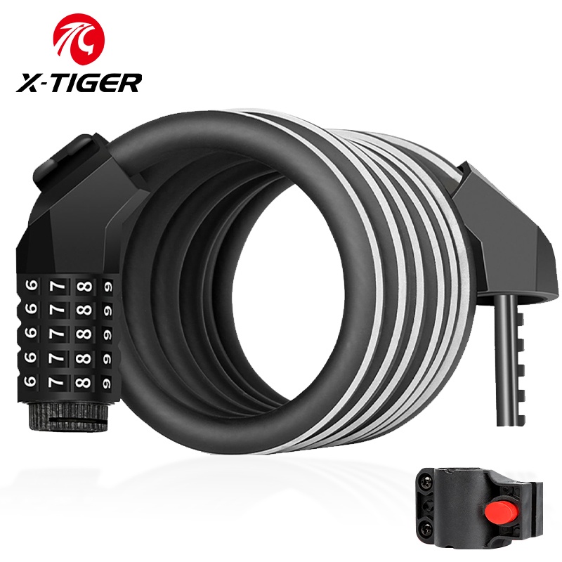 X Dây Khóa Xe Đạp Có Mật Khẩu An Toàn Tiện Lợi