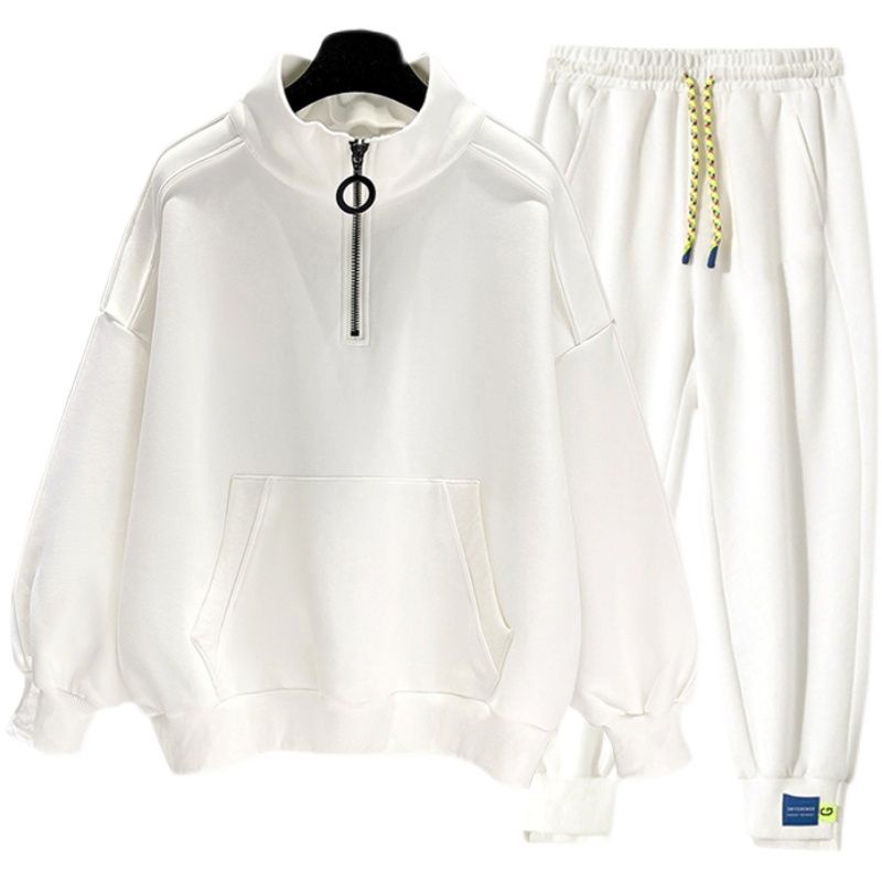 Áo Vest Tay Dài Cổ Lọ Màu Sắc Đơn Giản Phối Khóa Kéo Phong Cách Hồng Kông Cá Tính Cho Nam