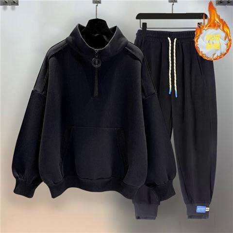 Áo Vest Tay Dài Cổ Lọ Màu Sắc Đơn Giản Phối Khóa Kéo Phong Cách Hồng Kông Cá Tính Cho Nam