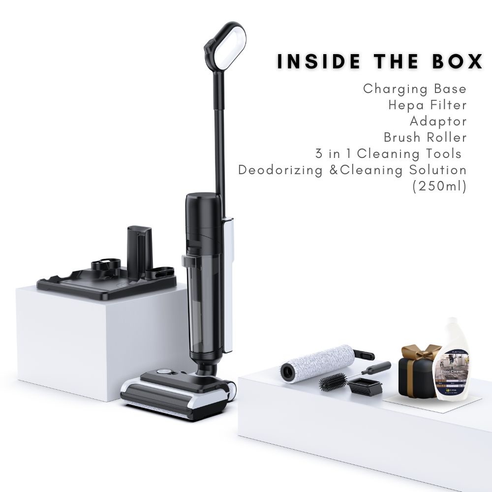 Máy Hút Bụi Khô & Ướt X8 PRO | Cây Lau Nhà Thông Minh Diệt Khuẩn 99.9% | hàng sẵn có