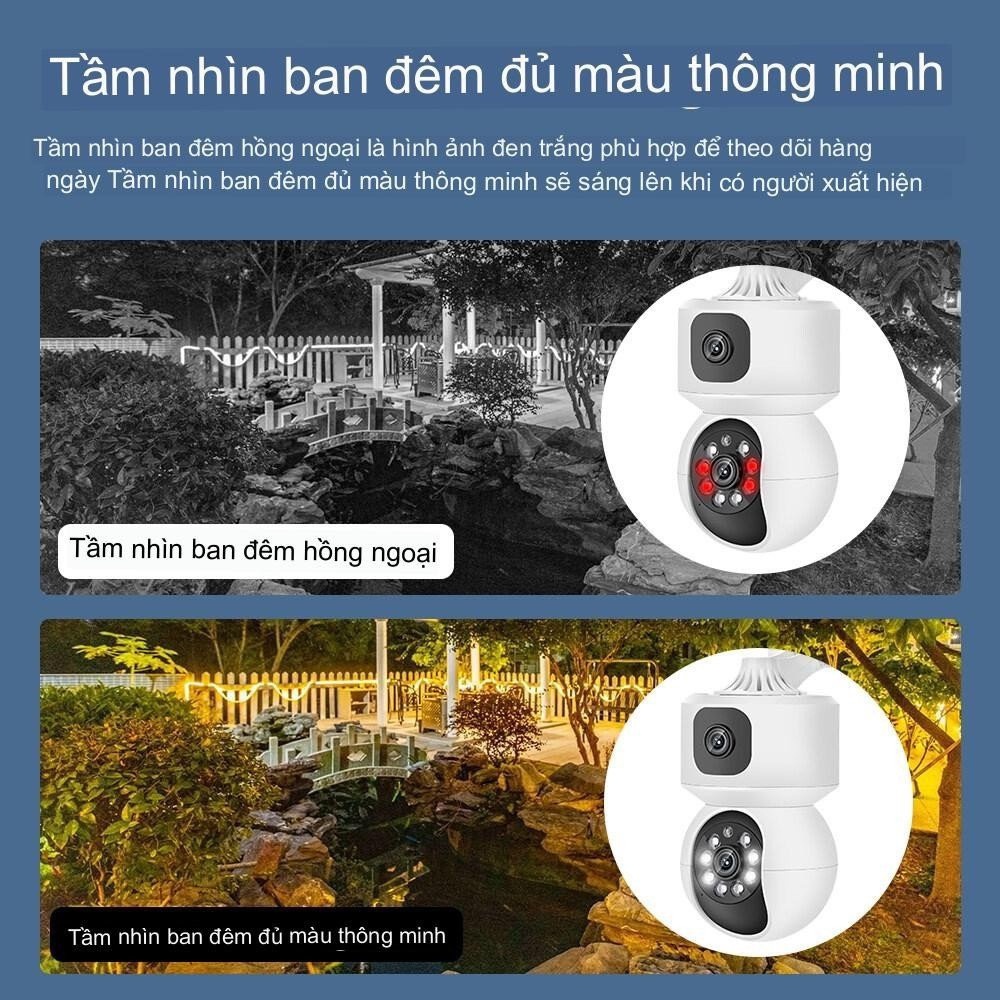 Camera Yoosee thế hệ mới xoay 360 FullHD - xem đêm có màu BD8
