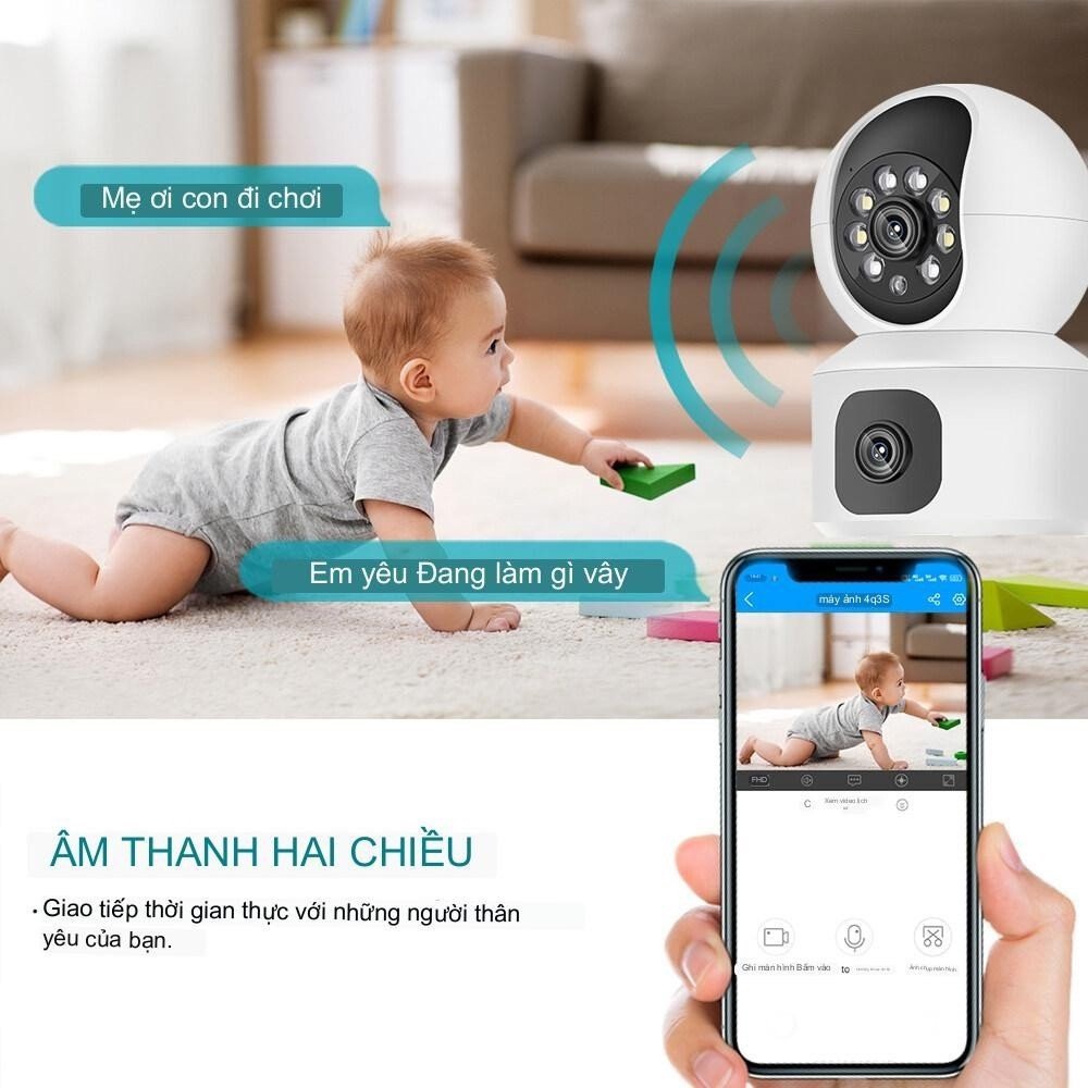 Camera Yoosee thế hệ mới xoay 360 FullHD - xem đêm có màu BD8