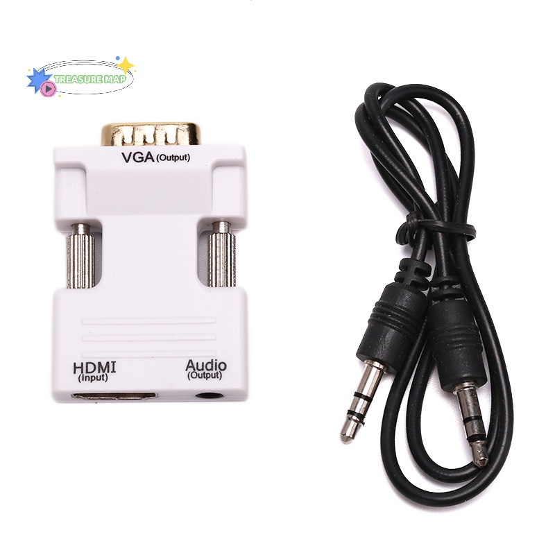 Đầu Chuyển Đổi vga Sang hdmi full hd 1080p heyuanlong333 Cho Máy Tính