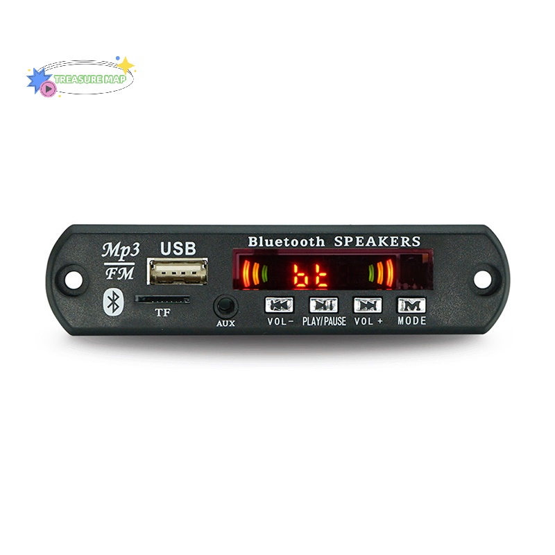 Bảng Mạch Giải Mã Âm Thanh usb tf fm bluetooth 5.0 9v-12v mp3 Wm Không Dây heyuanlong333 Có Điều Khiển Từ Xa Cho Xe Hơi