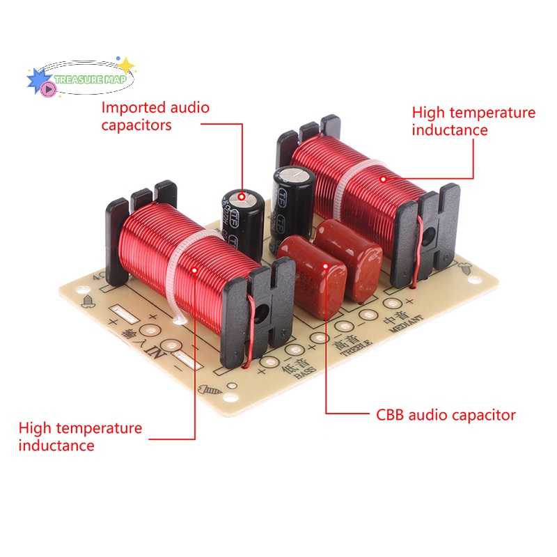 Mô Đun Chia Tần Số Loa Âm Thanh 3 Chiều 900-4000hz heyuanlong333