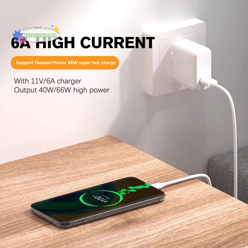 Dây Cáp Sạc Nhanh usb Loại c 1 / 1.5mile 6a 66w heyuanlong333 Cho xiaomi samsung huawei