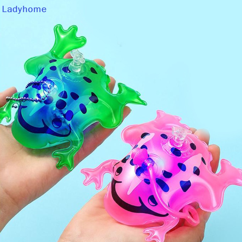1 Bong Bóng Bơm Hơi Hình Con Ếch 11 / 20cm Vui Nhộn Cho Bé vn