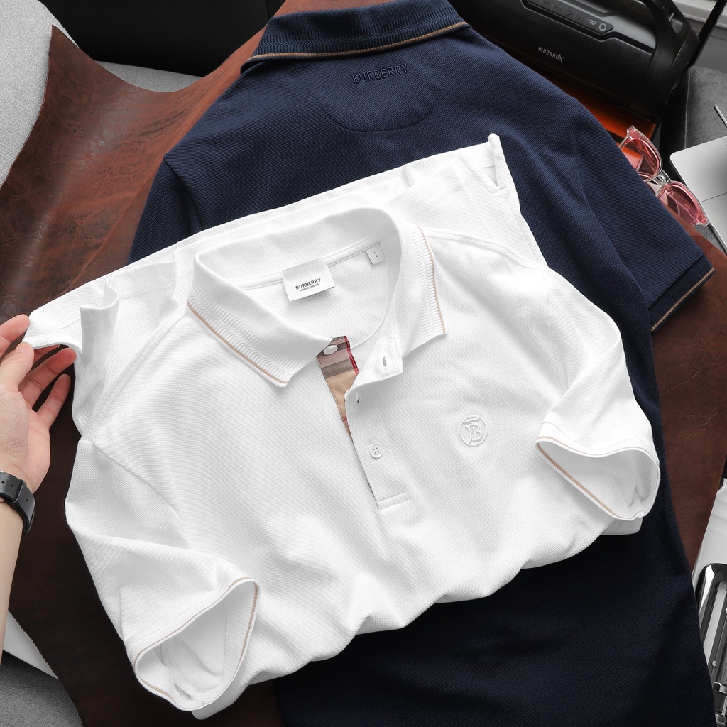 HÀNG VNXK - Áo Polo White BBR LONDON ENDLAND - POBB8 - -