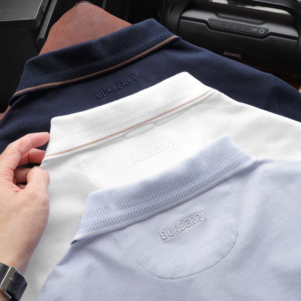 HÀNG VNXK - Áo Polo White BBR LONDON ENDLAND - POBB8 - -