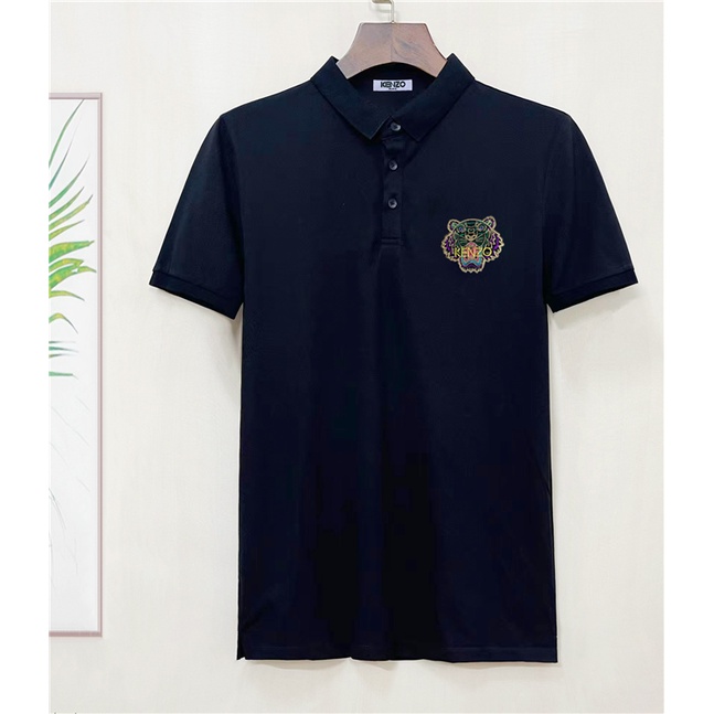 Áo Thun polo cotton Thêu logo monogram Ngực Mới Dành Cho Nam Size s-4xl