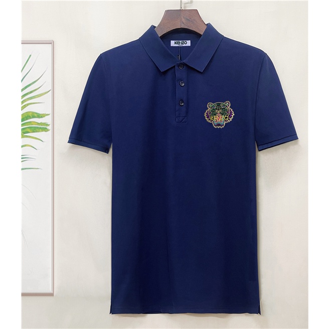 Áo Thun polo cotton Thêu logo monogram Ngực Mới Dành Cho Nam Size s-4xl