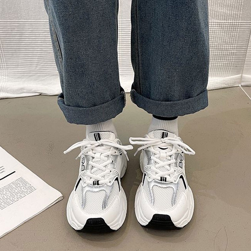 BẠCH LỘC ĐẠI NHÂN✨️️Giày Thể Thao Đế Dày Siêu Nhẹ Phối Lưới Thời Trang Trẻ Trung