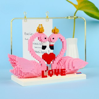 Lego bộ đồ chơi xếp hình chim hồng hạc diy