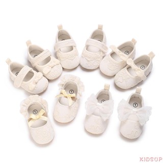 Giày Công Chúa Đế Mềm Chống Trượt Thêu Hoa Xinh Xắn Cho Bé Gái 1 Tuổi