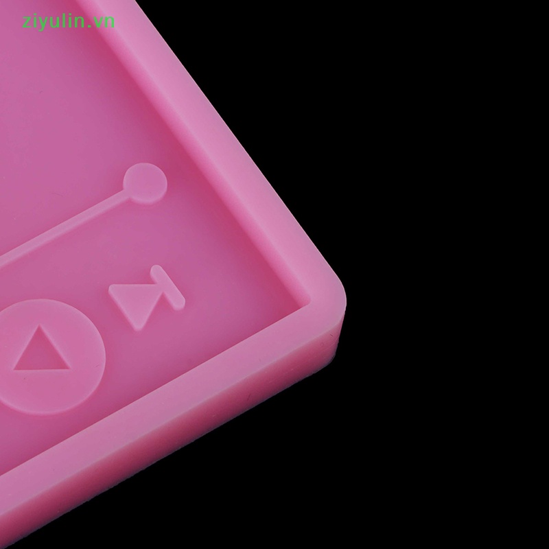 Khuôn silicone Làm Móc Khóa Nhựa resin Hình Nốt Nhạc