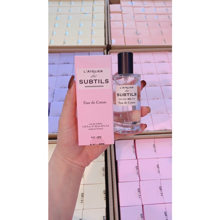 Nước Hoa BTS 𝐕𝐓 𝐂𝐎𝐒𝐌𝐄𝐓𝐈𝐂 𝐗 𝐁𝐓𝐒 𝐋'𝐀𝐓𝐄𝐋𝐈𝐄𝐑 𝐝𝐞𝐬 𝐒𝐔𝐁𝐓𝐈𝐋𝐒