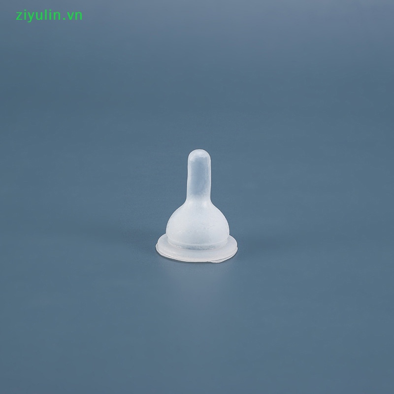 Set 10 Núm Ti Giả mini Bằng Silicon Cho Thú Cưng Thỏ / Mèo Cưng Sơ Sinh vn