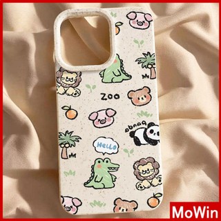 Ốp lưng iPhone 14 Pro Max Vỏ iPhone Màu Trắng Thân Thiện Với Môi Trường Vỏ Mềm Bảo Vệ Camera Chống Sốc Khủng Long Động Vật Dễ Thương Tương Thích Với iPhone 13 Pro Max 12 Pro Max 11 XR XS 7 8