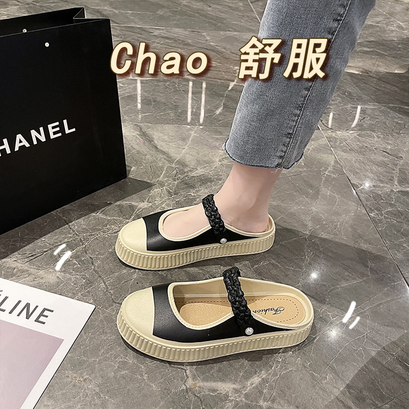 Juliet  Dép Lông Đế Dày 2023NEW mùa hè dép quai hậu Xinh Xắn B90H2WQ 35Z230828