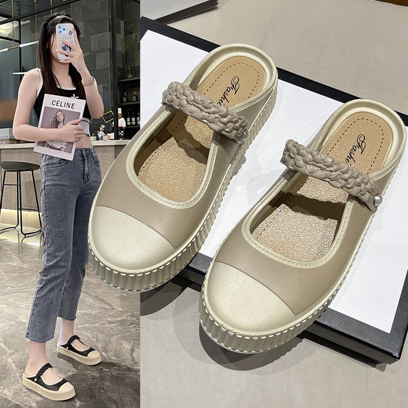 Juliet  Dép Lông Đế Dày 2023NEW mùa hè dép quai hậu Xinh Xắn B90H2WQ 35Z230828