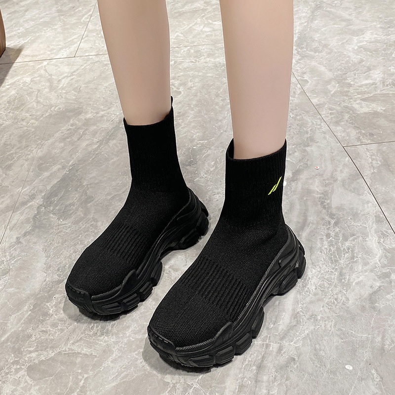 Hong Kong Premium shoes❥Giày Thể Thao Đế Dày Co Giãn Thời Trang Dành Cho Nữ