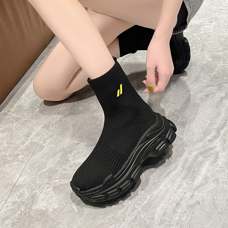 Hong Kong Premium shoes❥Giày Thể Thao Đế Dày Co Giãn Thời Trang Dành Cho Nữ