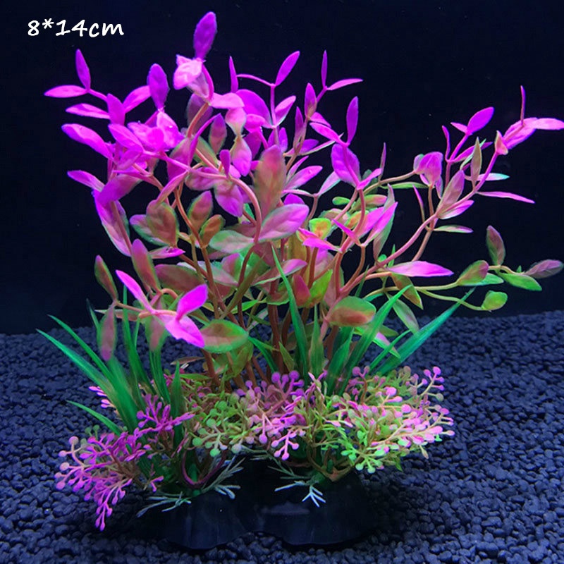 1 Chùm Cỏ Nhân Tạo Trang Trí Bể Cá