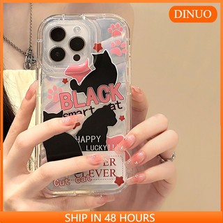ỐP LƯNG IPHONE Đen Ốp Điện Thoại In Hình Mèo phantom Cho iphone16/15 / 14promax / 13 / 12 / 11 / xr / xs / x / xsmax / 7 / 8plus/-DINUO/HY-1