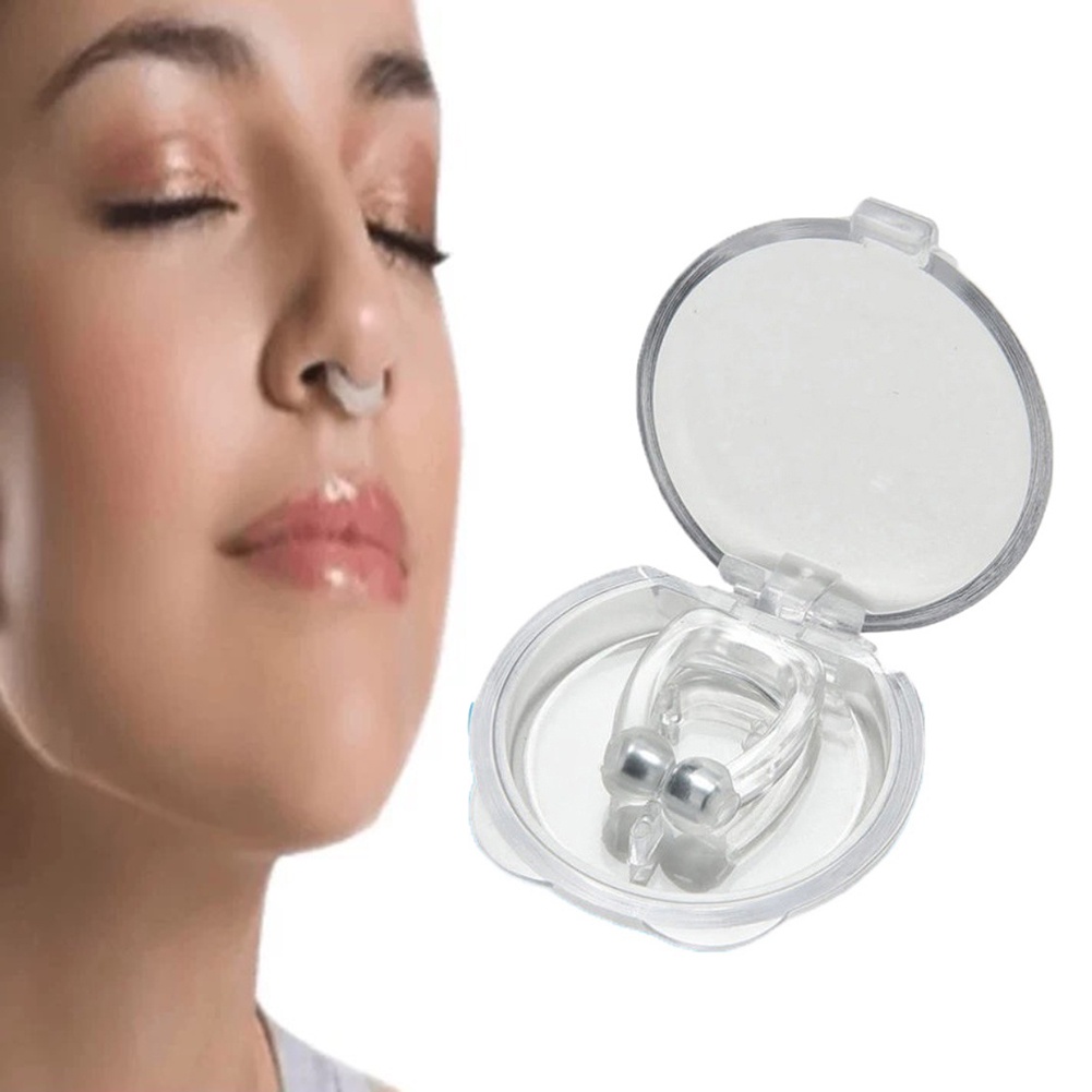 1 / 2 Hộp Kẹp Mũi silicone Chống Ngáy Khi Ngủ
