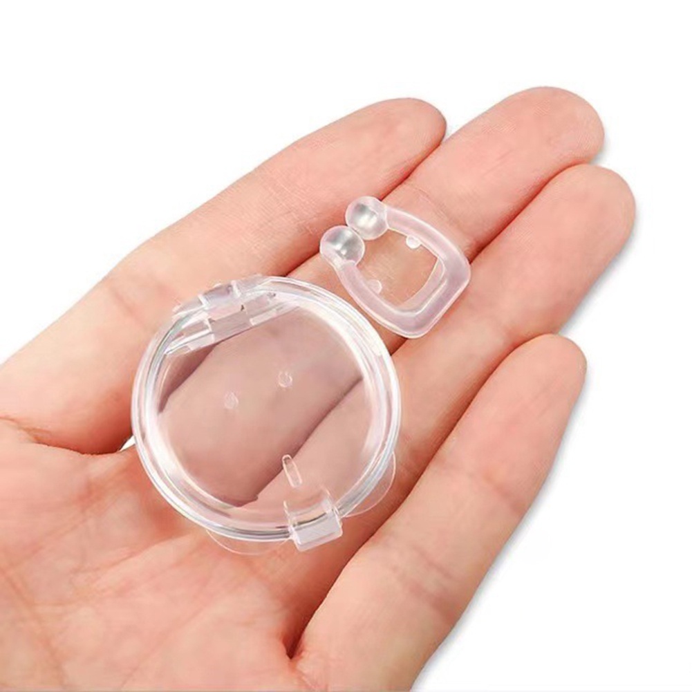 1 / 2 Hộp Kẹp Mũi silicone Chống Ngáy Khi Ngủ