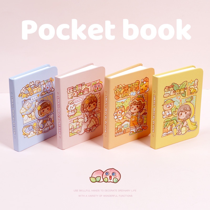 Small Mochi 11*8cm Túi trái cây đáng yêu cuốn sách ghi chép nhỏ