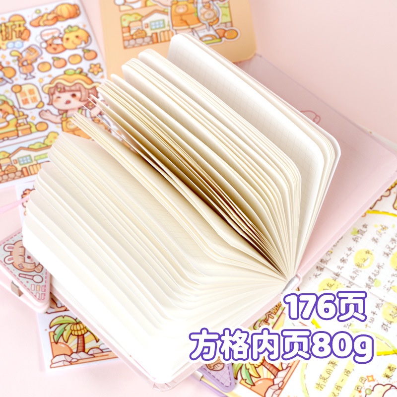 Small Mochi 11*8cm Túi trái cây đáng yêu cuốn sách ghi chép nhỏ