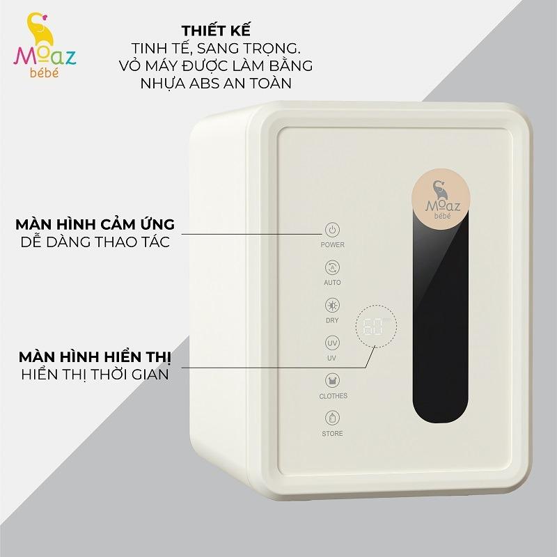 MÁY TIỆT TRÙNG SẤY KHÔ TIA UVC ĐA NĂNG MOAZBEBE MB042. HÀNG CHÍNH HÃNG