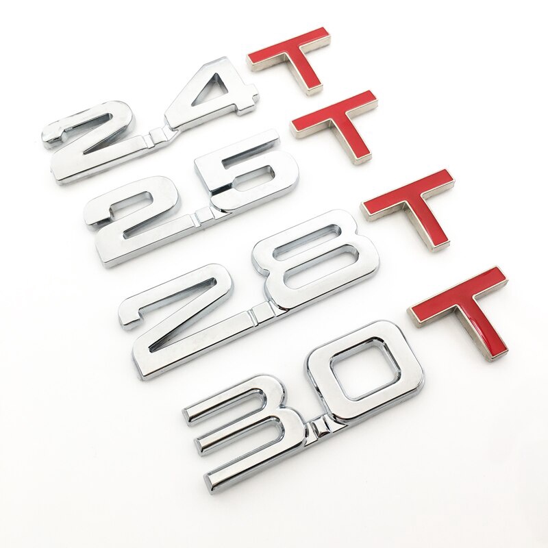 Logo Kim Loại 3d 1.3 1.4 1.5 1.6 1.8 2.0 2.2 2.4 2.5 2.8 3.0 t Trang Trí Đuôi Xe Hơi