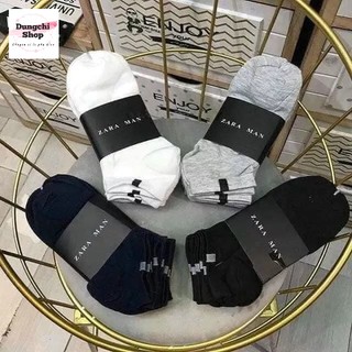 Combo 5 đôi tất nam nữ Zara Men cổ ngắn