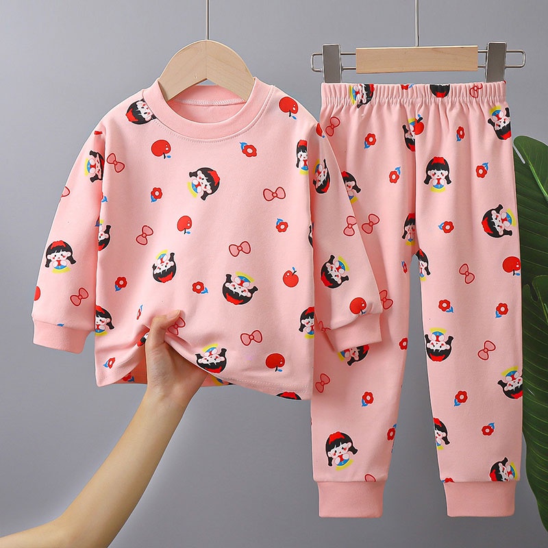 Michley Bộ Đồ Lót cotton Dáng Dài Thời Trang Mùa Thu Cho Bé Trai