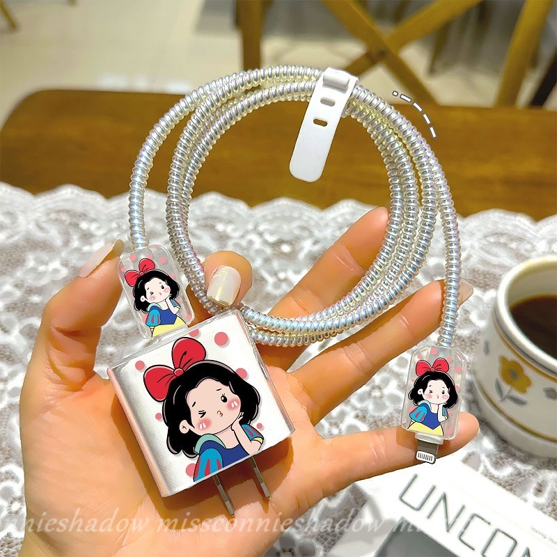 DISNEY Hoạt Hình Vỏ Bọc Bảo Vệ Cáp Sạc usb 18 / 20w Họa Tiết shin-chan Dễ Thương