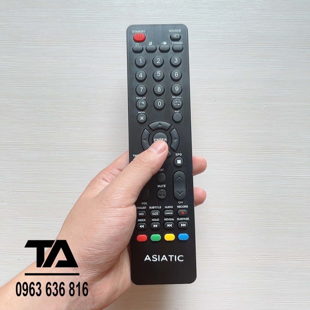 Điều khiển tivi asiatic chính hãng - remote tivi asiatic