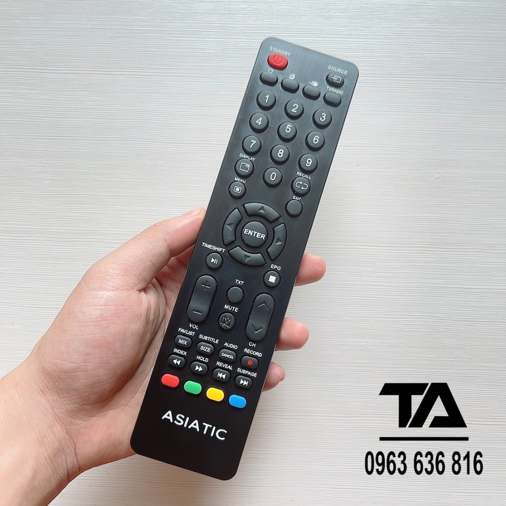 Điều khiển tivi asiatic chính hãng - remote tivi asiatic