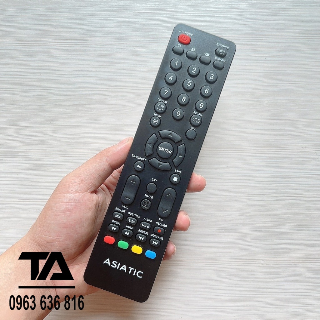 Điều khiển tivi asiatic chính hãng - remote tivi asiatic