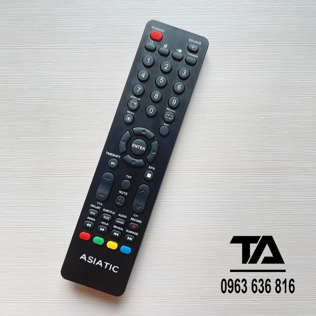 Điều khiển tivi asiatic chính hãng - remote tivi asiatic